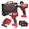 Milwaukee M18 PP2B-502X FUEL Twin Pack 18 Volt 2 x 5.0Ah Li-Ion was £479,95 £439.95 Milwaukee M18 Pp2b-502x Fuel Twin Pack 18 Volt 2 X 5.0ah Li-ion
Voltage (v): 18
Battery Pack Capacity (ah): 5.0
Battery Type: li-ion
Supplied In: hd Box
Cha