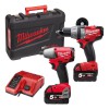 Milwaukee M18 PP2B-502C FUEL Twin Pack 18 Volt 2 x 5.0Ah Li-Ion £429.95 Milwaukee M18 Pp2b-502c Fuel Twin Pack 18 Volt 2 X 5.0ah Li-ion
The Milwaukee M18 Pp2b-502c Fuel™ Twin Pack, Contains The Following:
1 X 18 Volt M18 Cpd Fuel™ Compact Percussion Dril