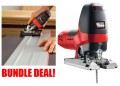 MAFELL P1CC 110V 900W JIGSAW IN MAFELL MAXI CASE + TILTING BASE & 800mm GUIDE RAIL £494.95 Mafell P1cc 110v 900w Jigsaw
********bundle Offer*****
Special Bundle Offer With:
P1cc Jigsaw
Tilting Base
800mm Guide Rail