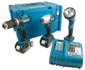 MAKITA 18V 3PC KIT WITH BLUE BHP452 + BTD140 + BML185 + 2 x 3AMP LION BATTS CHARGER & LARGE CASE �329.95 Makita 18v 3pc Kit With&nbsp;blue Bhp452 + Btd140 + Bml185 + 2 X 3amp Lion Batts & Large Case
&nbsp;
Contents:


Bhp452 18v 2 Speed Combi Hammer (blue)

Btd140 18v Impact Driver (blue)

B