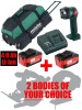 METABO 18V 4AMP KIT 2 x 4AH LITHIUM BATTS, CHARGER, ROLLER BAG + 2 x TOOL BODIES �425.00 