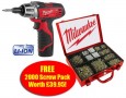 Milwaukee C12D 12V Compact Screwdriver