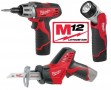 Milwaukee C12PP3A 12V 3pc Kit
