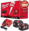 Milwaukee M18NRG-902 M18 18V 9.0Ah Energy Pack - 2 x 9.0Ah Batteries + Charger (For Instore or Click & Collect Sales Onl £359.00 Milwaukee M18nrg-902 M18 18v 9.0ah Energy Pack - 2 X 9.0ah Batteries + Charger
Note: Due To The Battery Size (9.0ah) This Pack Is Only Available For Collection Instore!
Contents
2 X M18b9