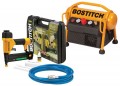 BOSTITCH SB2IN1 AND 240V MRC6 COMBO KIT �249.95 Bostitch Sb2in1 And 240v Mrc6 Combo Kit
&nbsp;
Contents:


Sb-2in1 Bradder & Stapler

Mrc6 Compressor

All Air Connectors & 5m Air Hose

Oil, Carry-case & Fasteners