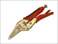 Olympia Powergrip Locking Plier 6.1/2 Long Nose �8.54 Chrome Vanadium Steel.knurled Adjusting Screw For Locking Capacity.powerful Clamp.quick Release Lever.double Injected Tpr Soft-grip Handle. 