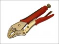 Olympia Powergrip Locking Plier 10 in Curved Jaw �11.62 Chrome Vanadium Steel.knurled Adjusting Screw For Locking Capacity.powerful Clamp.quick Release Lever.double Injected Tpr Soft-grip Handle.