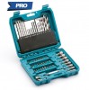 Makita P-90358 60pc Pro Power Tool Accessory Set �26.95 Makita P-90358 60pc Pro Power Tool Accessory Set
&nbsp;

The High Performance Quality Bits In The Pro Range Are Designed For The Professional User. Contents Include A Variety Of Screwdriver Bits, D