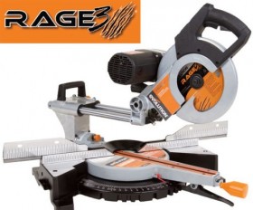 EVOLUTION RAGE3 - DB 240VOLT 255MM TCT DOUBLE BEVEL MULTIPURPOSE SLIDING MITRE SAW
