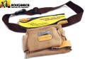 ROUGHNECK 90536 LEATHER TOOL POUCH WITH BELT �7.95 Roughneck 90536 Leather Tool Pouch With Belt
&nbsp;
Features:


One Size Fits All

Adjustable Belt

Multiple Pockets For Nails, Screws And Tools

Hammer Loop And Tape Measure Clip

Stitch
