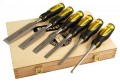 Stanley Fatmax Limited Edition Chisel Set 6pc �49.95 Stanley Fatmax Limited Edition Chisel Set 6pc
&nbsp;
Features:


Steel Core - For Maximum Strength

Micro Grind Blade - Sharper Out Of Hte Pack

Blade Made From Quality Chrome Alloy (ball Bea