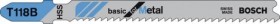 BOSCH T118B JIGSAW BLADES MEDIUM SHEET METAL CUTTING 25 BLADES
