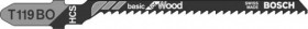 BOSCH T119BO JIGSAW BLADES CURVE CUTTING 25 BLADES