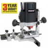 TREND T5EK 230V 1000W 1/4 & 8MM VARISPEED ROUTER IN CASE �219.95 Trend T5ek 230v 1,000w Router In Case
&nbsp;
Electronic Full Wave Variable Control Of Spindle Speed Under Load For A Fine Finish On All Types Of Material. 
&nbsp;
Features:


Soft-start Feature
