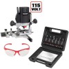 Trend T5EB 110V 1/4in Variable Speed Routers 1000W With 6pc Trend Cutter Set & Safety Specs £169.00 Trend T5eb 110v 1/4in Variable Speed Routers 1000w With 6pc Trend Cutter Set & Safety Specs
*******d&m Package Deal******
T5eb Router & Trend 6pc Cutter Set Worth £21.99! And T