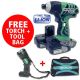 HITACHI WH14DL/JB 14.4VOLT LITHIUM-ION IMPACT DRIVER WITH 2 x BATTERIES WAS �189.95 �149.95
