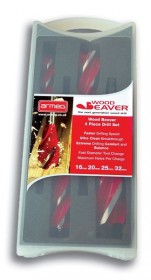 ARMEG Wood Beaver Drilling Set - 4 piece (16, 20, 25, 32mm) 