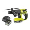 Ryobi CRH-18012L Green Cordless SDS Rot Hammer Drill 18V 2 x Li-Ion �236.69 18 Volt Sds-plus Rotary Hammer Drill Kitdual Mode For Drilling Into Multiple Materials, With Or Without Hammer Actionlight And Compact, So Ideal For Working In Small Areas Or Over-headsds Chuck For Fa