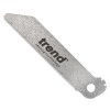 TREND FSB/FS120 SPARE BLADE FFS/120  FLUSH SAW WOOD �7.95 Spare Saw Blade For Folding Flush Saw 120mm.dimensions:tpi=22 (1.15 Mm)kerf=0.4 Mmblade Length=120 Mmrestriction=not To Be Sold To Persons Underage. Sharp!