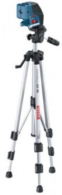 BOSCH GPL 5 CBS150 PROFESSIONAL POINT/CROSS LASER WITH TRIPOD