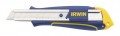 IRWIN STANDARD 18MM SNAP-OFF KNIFE WITH 5 BLADES �5.73 Irwin Standard 18mm Snap-off Knife With 5 Bladesauto-load Feature - As Used Blade Is Ejected, A Newblade Is Automatically Loaded Into Place.1. Push Slider Button Forward To Eject Used Blade.2. Move Sl