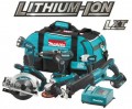 MAKITA LXT600 18VOLT 6 PIECE COMBI KIT WITH 3 x LITHIUM-ION BATTERIES �674.95