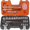BAHCO   S240 SOCKET SET 24PC 1/2SQDR �49.99 Bahco S240 Socket Set 24pc 1/2sqdr1/2in Drive Metric Socket Set Containing 24 Pieces.supplied In Impact And Oil Resistant Case
&nbsp;
Contents:


﻿18 X 1⁄2in 6-pt Sockets Dynamic Dri