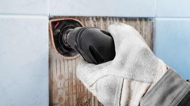 Bosch grout shop removal tool