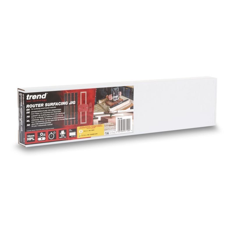 Trend router surfacing shop jig