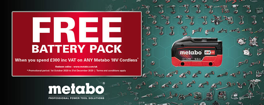 Metabo Free Battery Offer