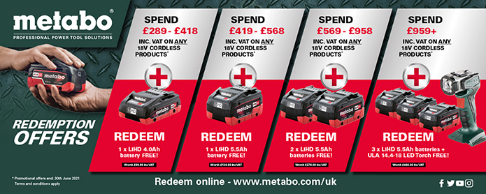 Metabo Redemption Offers