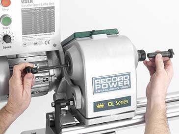 Record Power CL3 Swivel Head Lathe M33 2MT 24
