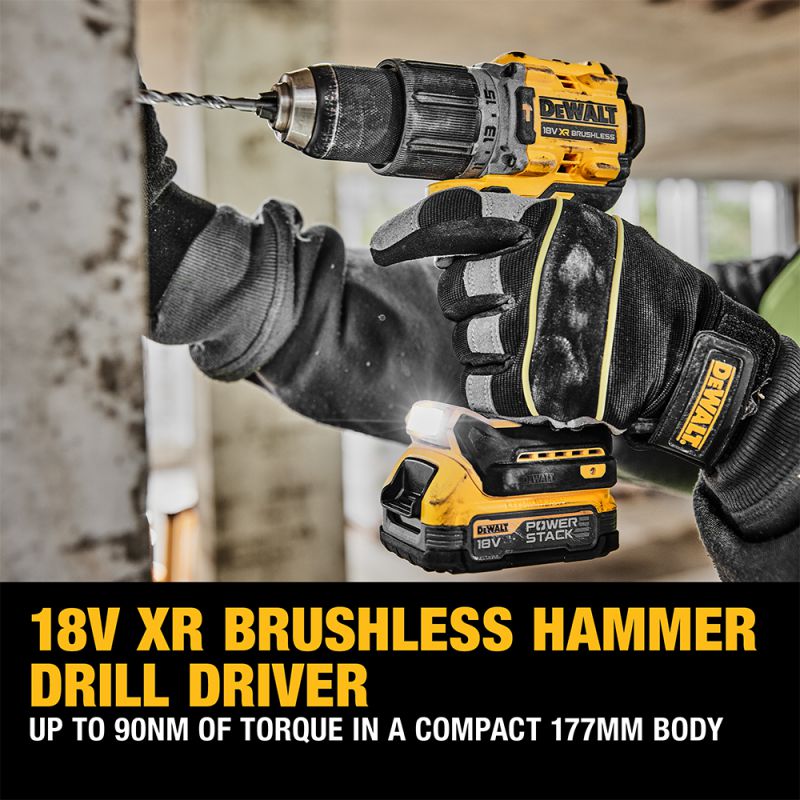 Dewalt DCK2050E2T-GB 18V XR Brushless G3 Compact Twin Kit (DCD805 - Main Image