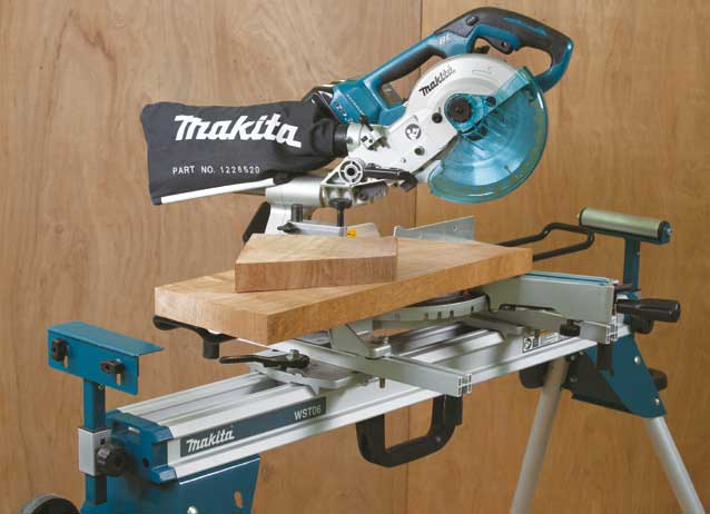 Makita DLS714NZ 36V (18v x 2) Li-ion Cordless Brushless Mitre Saw Body  Only, at DM Tools