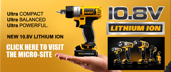 locate Sea anemone Immigration DeWALT Cordless 10.8V Sub-Compact Range, Dewalt Power Tools, Featured  Products by Brand at D & M Tools