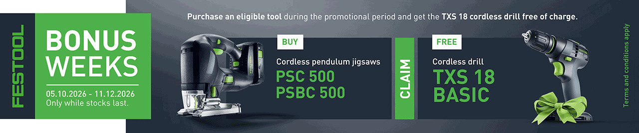 Festool Bonus Weeks