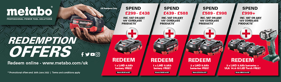 Metabo Redemption Offers 2022