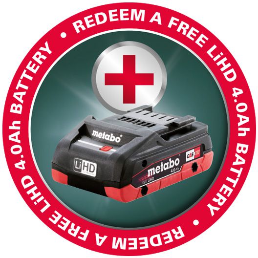 Metabo 18v Lihd 4ah Battery Metabo 625367 18V LiHD Battery Protrade