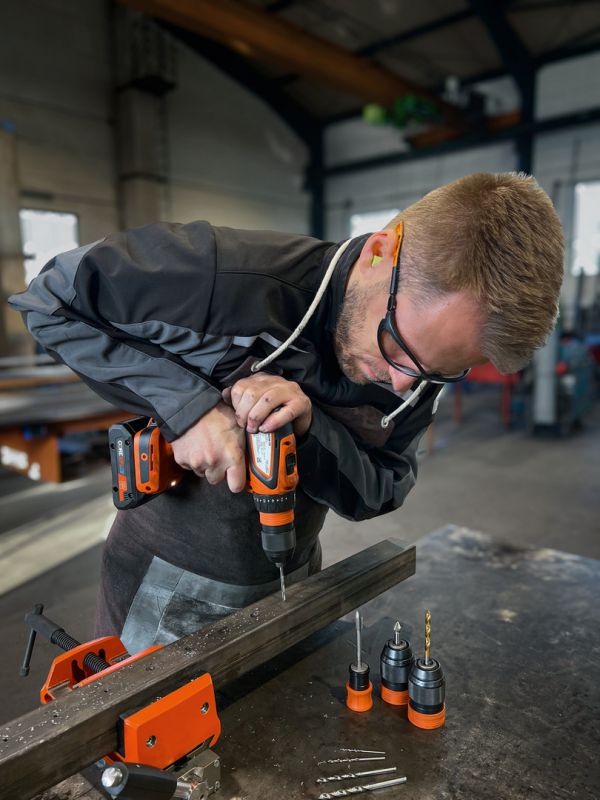 Fein ASCM 18 QSW AS 18V Brushless 4 Speed Drill Driver Bare Unit with L Boxx at D M Tools