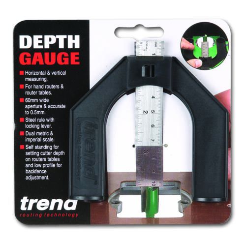 Router shop depth gauge