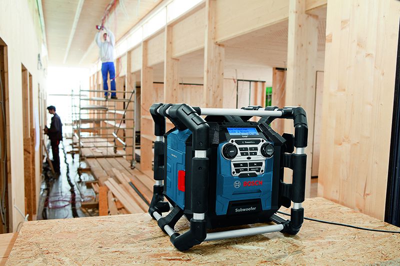 Bosch GPB 18V 5 SC Professional Robust Bluetooth DAB Radio 240V Li ion Bare Unit