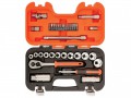 Bahco S330 3/8in Drive + 1/4in Accessories Socket Set, 34 Piece £32.99 The Bahco S330 Socket Set Contains Sockets Made From High Performance Alloy Steel. With A Dynamic Drive™ Profile To Protect The Sockets From Wear And Damage. Supplied In An Oil And Temperature R