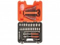 Bahco S400 Socket & Spanner Set 40 Piece 1/2in Drive £129.99 1/2 In Square Drive Socket Set With Dynamic Drive Profile.
Din 3120/ Iso1174.
Finish: Matt Chrome-plated
Material: Chrome Vanadium.
Plastic Case: Oil And Temperature Resistant Poly