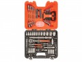 Bahco S910 Socket & Spanner Set 92 Piece 1/4 & 1/2in Drive £149.99 Socket Set 1/4in And 1/2in Square Drive And Combination Spanners With Dynamic Drive Profile.
Din 3120 / Iso 1174.
Finish: Matt Chrome-plated
Material: Chrome Vanadium.
Plastic Case: