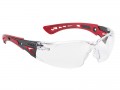 Bolle Safety Rush+ Platinum Safety Glasses - Clear £8.50 The Bollé Rush+ Safety Eyeshields With Platinum® Anti-scratch And Anti-fog Coating Which Have An Ultra-sporty, Lightweight Design With Ultra-flexible, Co-injected And Customisable Templ