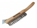 Faithfull FAI6804S Heavy Duty Scratch Brush 4 Row Scraper £4.39 Faithfull Fai6804s Heavy Duty Scratch Brush 4 Row Scraper

This Faithfull Heavy-duty Scratch Brush Is Aimed At The Professional User And Is Capable Of Extended Use In Difficult Environments.

Wire