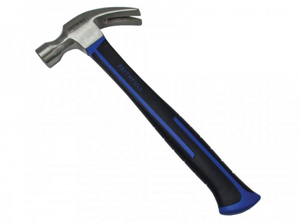 Faithfull FAICH16FG 16oz Fibre Glass Handled Curved Claw Hammer