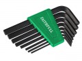 Faithfull Hex Key Set (8)  A/F   - Short Arm £5.39 This Faithfull Short Arm Hex Key Set Contains A Selection Of Professional Quality Keys Made From Fully Hardened Chrome Vanadium Steel. All Keys From 4mm Have Chamfered Edges To Prevent Damage To Blade