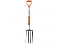 Faithfull Fork - Forged Steel Fibreglass Insulated Shaft YD £62.99 Faithfull Forged Steel Heavy-duty Insulated Fork For Working On Or Near Live Cables. It Has Solid Forged Square Prongs Which Are Correctly Heated And Tempered For Strength During Use. The Insulated Sh