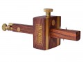 Faithfull Hardwood Combination Gauge - Screw Adjustment £32.99 This Faithfull Combination Gauge Is Made From The Finest Hardwood, And Enhanced With Brass Facing Plates And Fittings. A Nylon Friction Pad Is Fitted Under The Knurled Brass Thumbscrew To Reduce Wear 